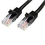 StarTech.com Cat5e Snagless Patch Cable, Black, 6f