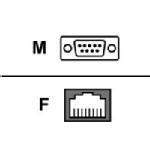 Perle RJ-45 (F) to DB9 (M) Straight-Thru DCE Adapt