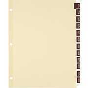 ?? Red Leather Tab Dividers