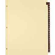 ?? Red Leather Tab Dividers